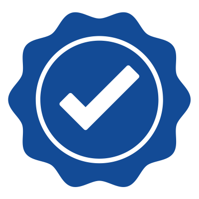 blue warranty icon